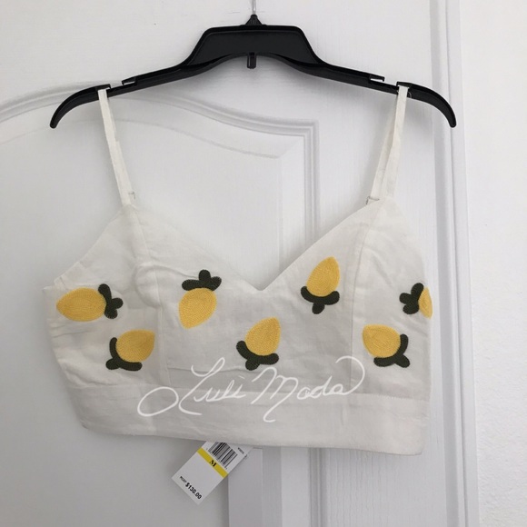 Red Carter Lemon Embroidered Top & Skirt - Picture 5 of 9